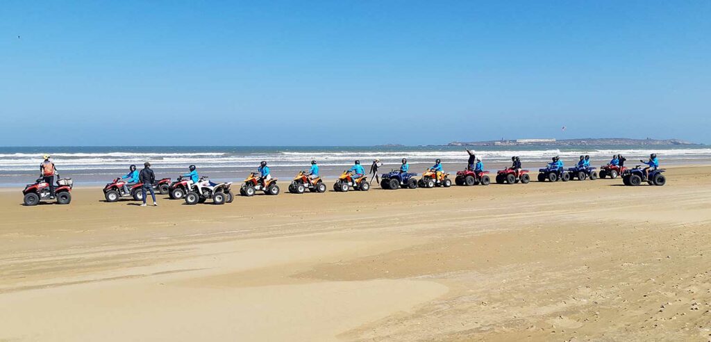 Quad Essaouira groupe plage