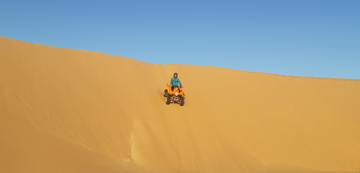 Dunas de Marruecos en quad