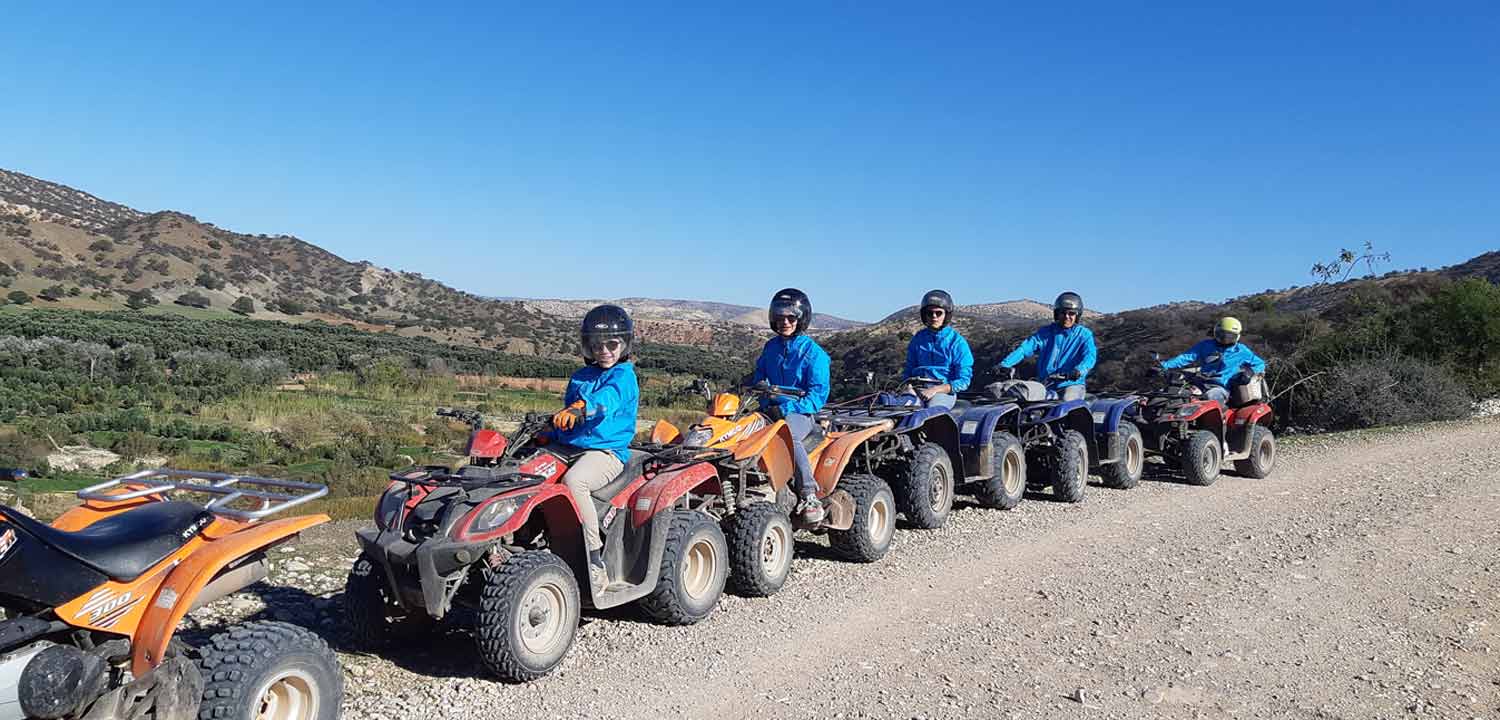 Atlas Marruecos salida en quad